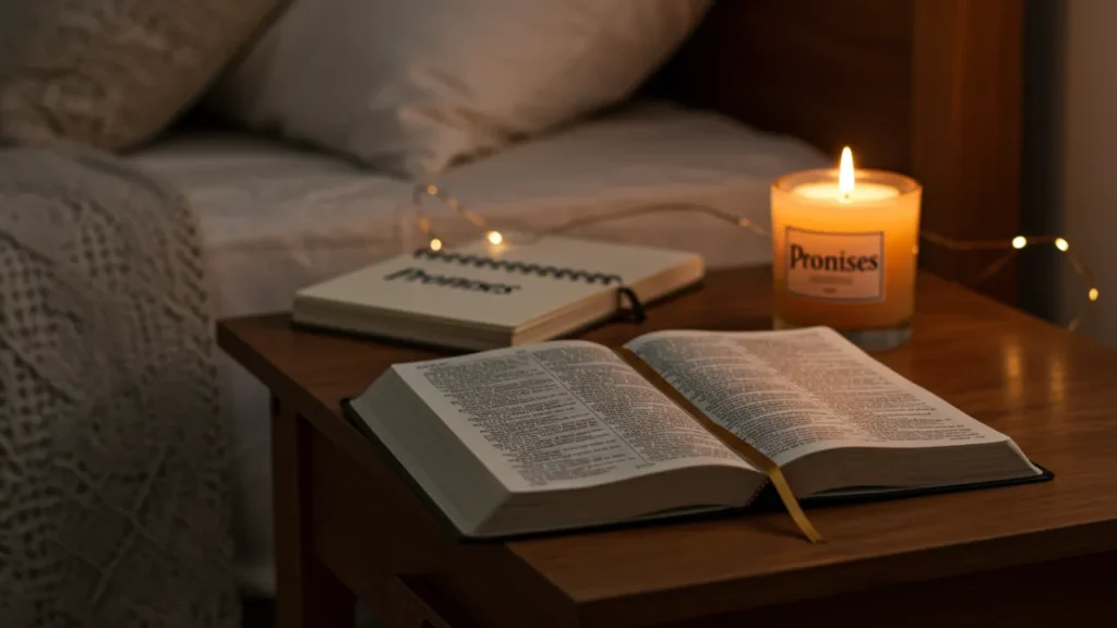 Promessas divinas para uma noite de paz e renovação