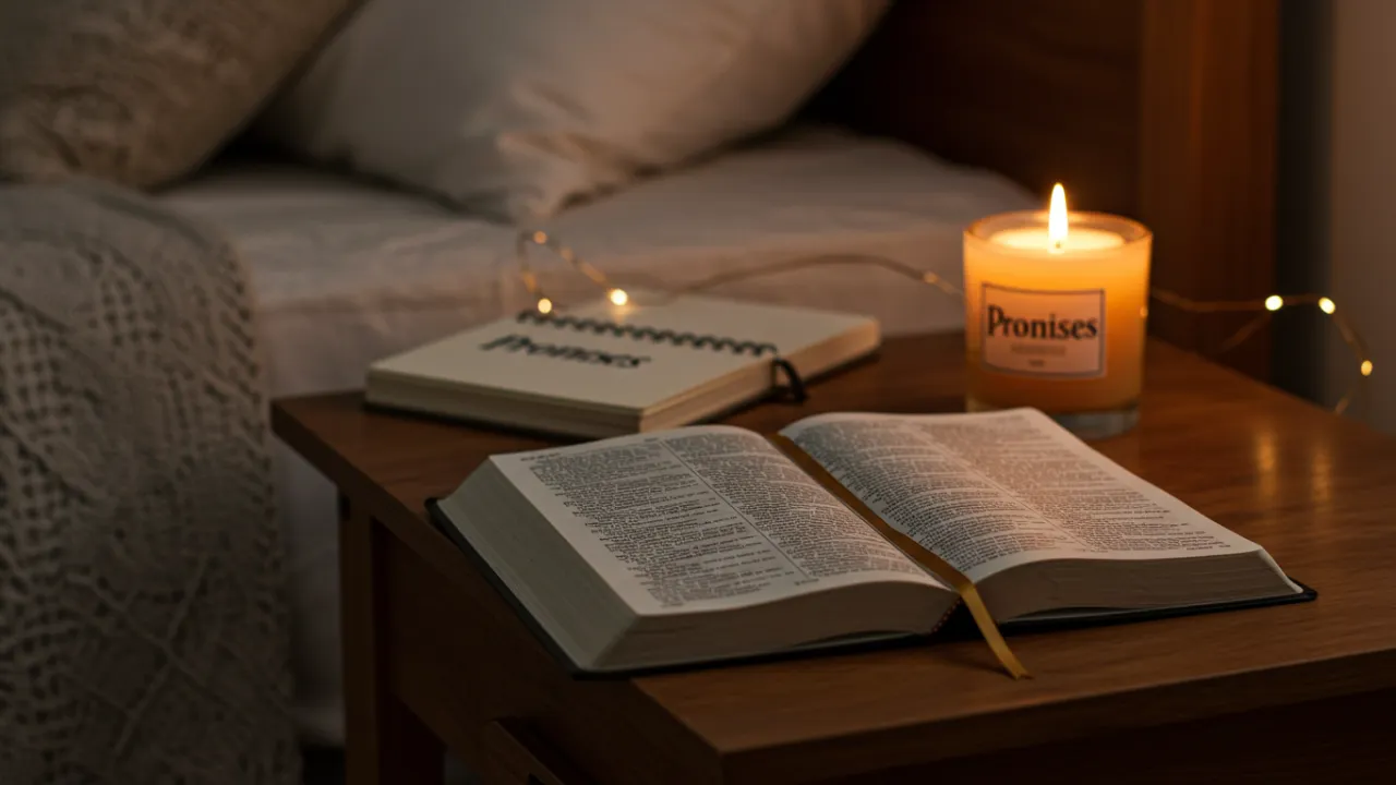 Promessas divinas para uma noite de paz e renovação