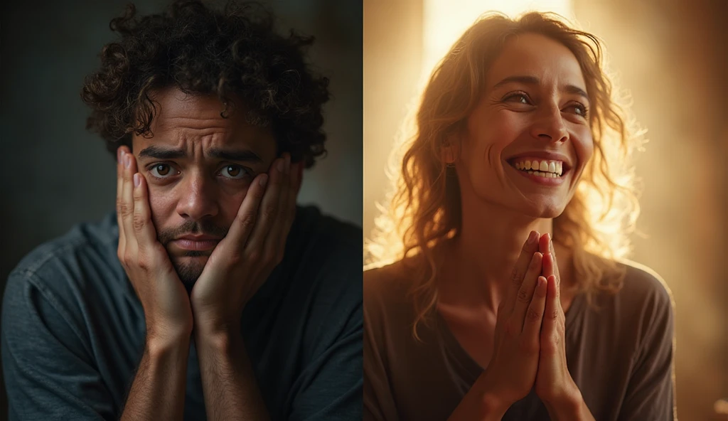 Transformação através da oração - de ansiedade para paz - mudança de vida através de 5 minutos com Deus