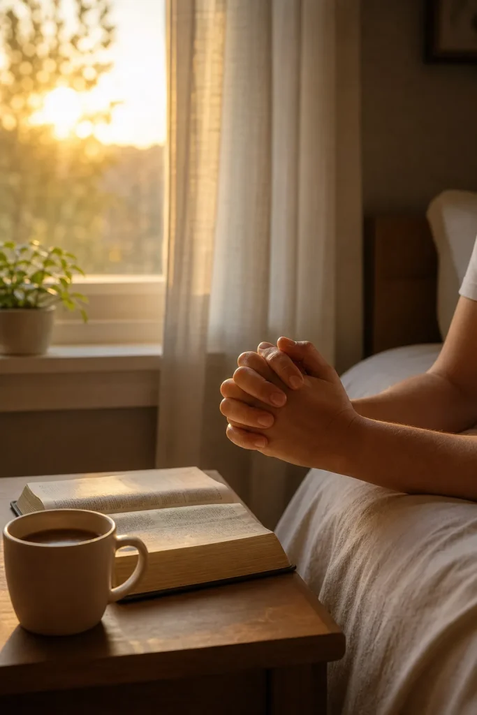 Oração matinal: como começar o dia com mais paz